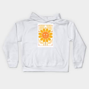 Happy Boho Sunflower Kids Hoodie